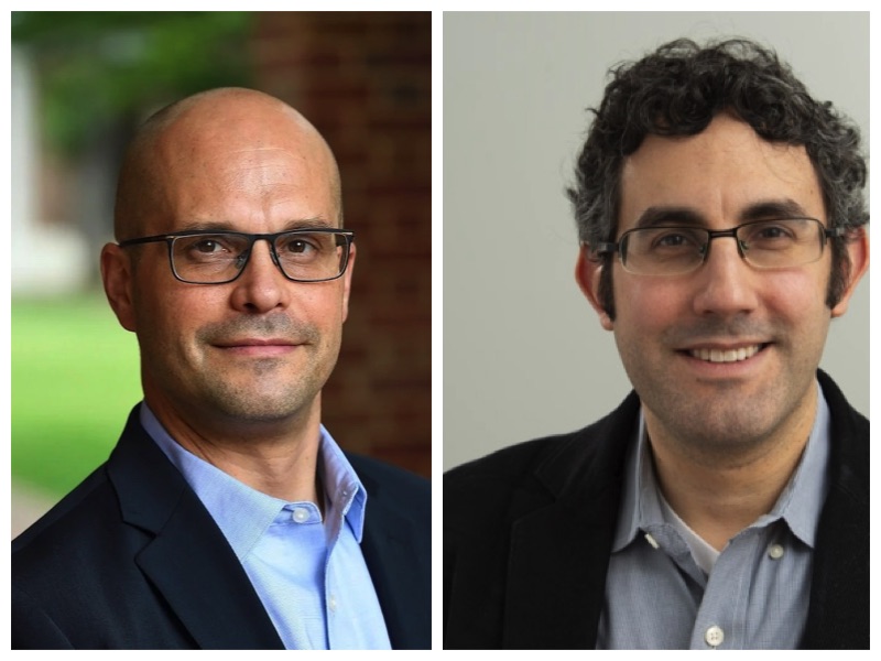 Head shots of Peter DeCarlo and Keeve Nachman