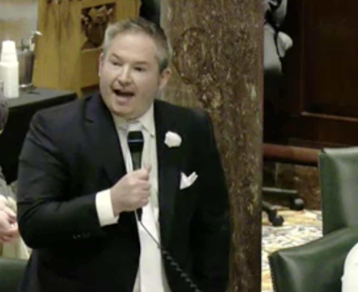 State Sen. Jeff Yarbro, D-Nashville, speaks on the floor of the Senate on May 7, 2026. (Video/Tennessee General Assembly)